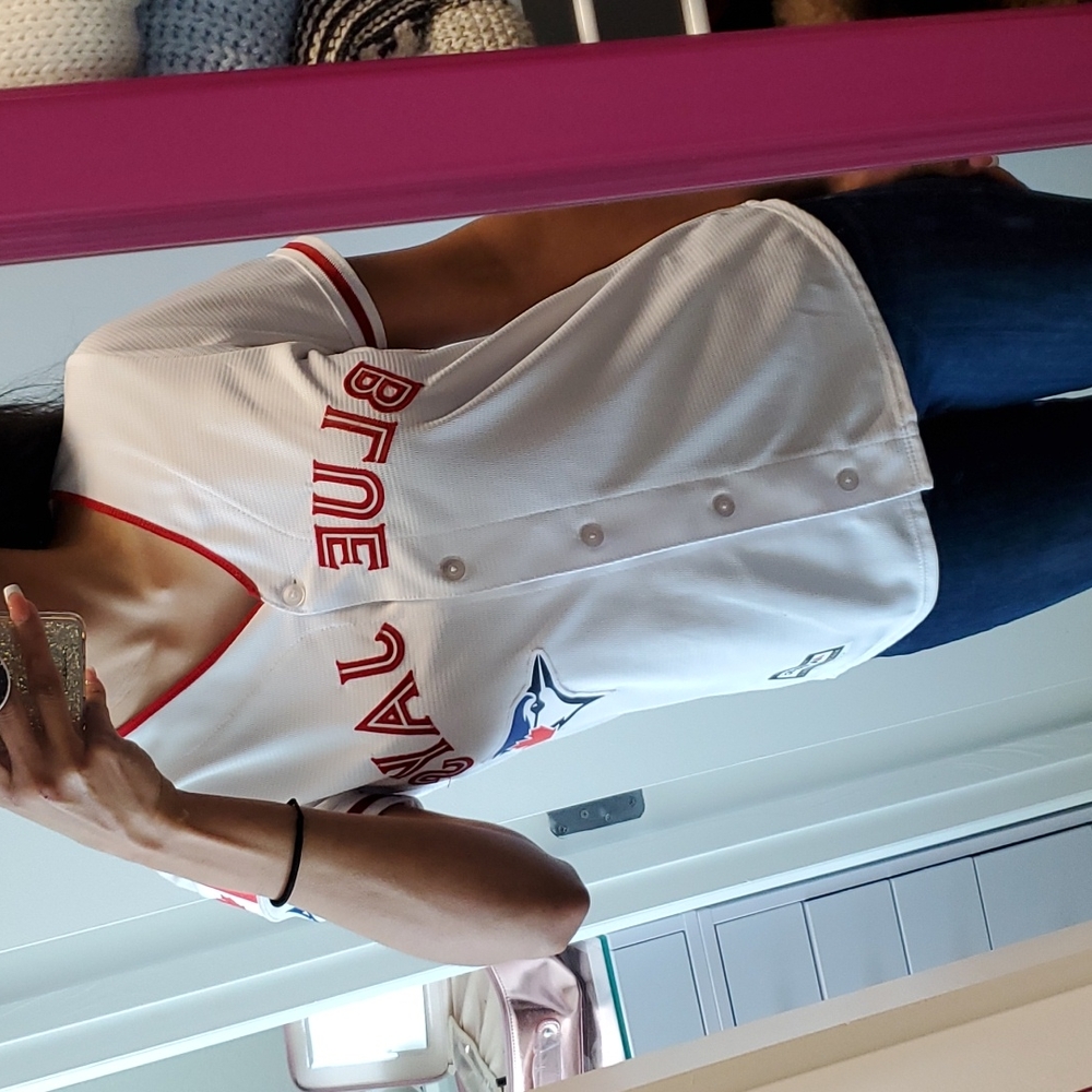 Toronto Blue Jays Canada Day Bautista Jersey